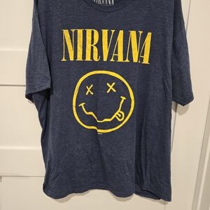 NIRVANA Graphic Tshirt Grunge 90s